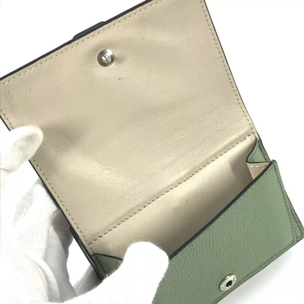 LOEWE anagram Small vertical wallet Compact wallet Trifold wallet - Picture 13 of 15